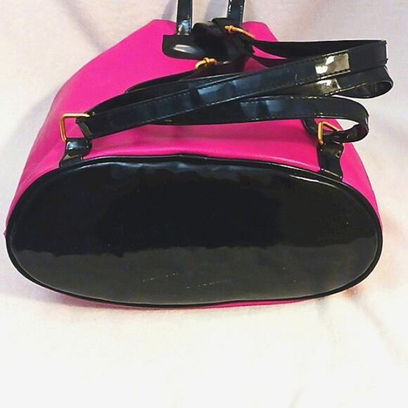 JUICY COUTURE‎ Backpack Fuscia Hot Pink Bag Summer Travel School Gym Barbirecore main image 4